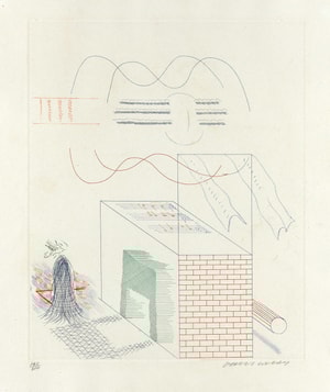 David Hockney - The Buzzing of the Blue Guitar