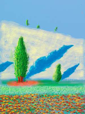 David Hockney - The Yosemite Suite No. 10