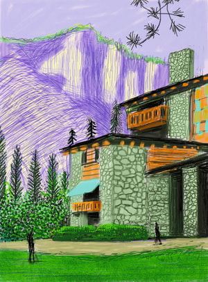 David Hockney - The Yosemite Suite No. 23