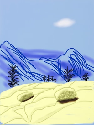 David Hockney - The Yosemite Suite No. 24