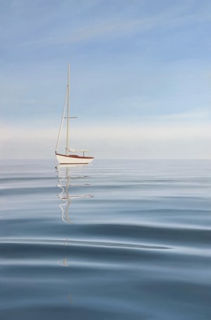 Derek Macara - Anchored Sailboat