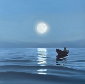 Derek Macara - Moonrise Over the Fog