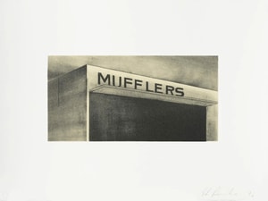 Ed Ruscha - Mufflers