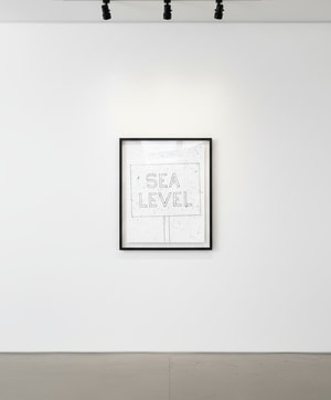 Ed Ruscha - Sign in Rain Storm