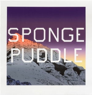 Ed Ruscha - Sponge Puddle