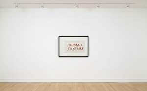 Ed Ruscha - Thinks I, To Myself