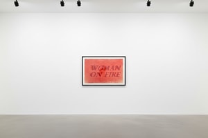Ed Ruscha - Woman on Fire