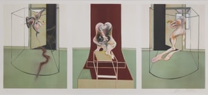 Francis Bacon - after Triptych (1981) inspired by the Oresteia of Aeschylus, 1981