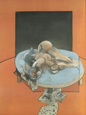 Francis Bacon - Studies of the Human Body , after the Central Panel of the Triptych Studies of the Human Body 1979