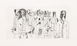 George Condo - Imaginary Crowd