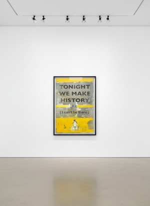Harland Miller - Tonight We Make History P.S. I Can't Be There (Large)