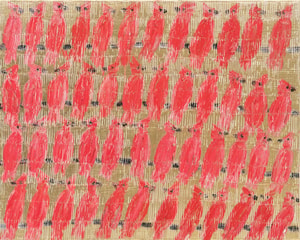 Hunt Slonem - Cardinals Migration South