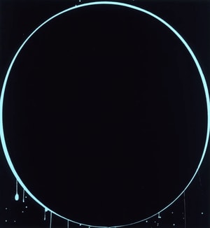 Ian Davenport - Black, Light Blue, Black