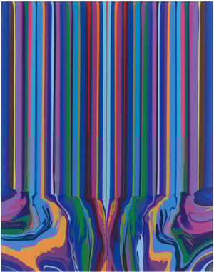 Ian Davenport - Cobalt Blue