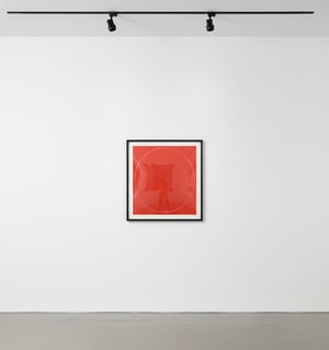 Ian Davenport - Dark Red, Magenta, Dark Red