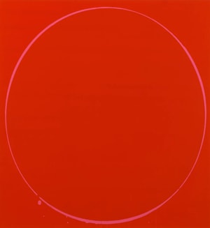 Ian Davenport - Dark Red, Magenta, Dark Red