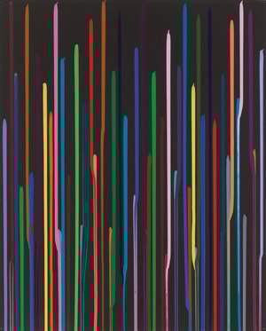 Ian Davenport - Staggered Lines: Fill