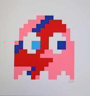 Invader - Aladdin Sane Clyde (Pink)