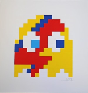 Invader - Aladdin Sane Clyde (Yellow)