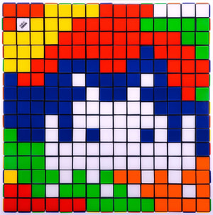 Invader - Rubik Camouflage