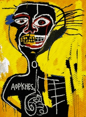 Jean-Michel Basquiat - Cabeza, from Portfolio II