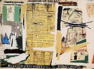 Jean-Michel Basquiat - Jawbone Of An Ass, from Portfolio II
