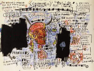 Jean-Michel Basquiat - Leeches