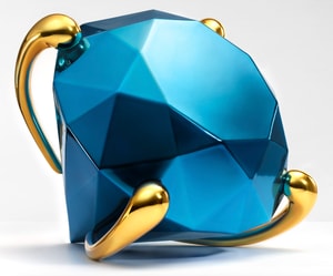 Jeff Koons - Diamond (Blue)