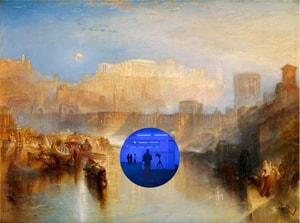 Jeff Koons - Gazing Ball (Turner Ancient Rome)