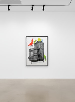 Jonas Wood - Birdcage XVI