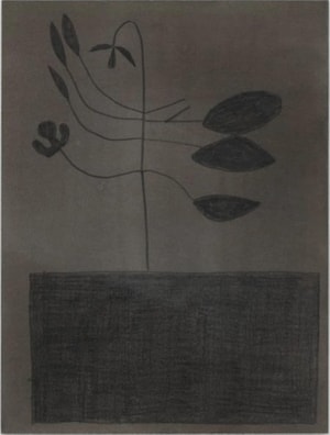 Jonas Wood - Black Plant