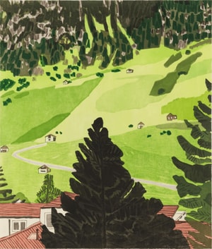 Jonas Wood - Four Landscapes (Spring)