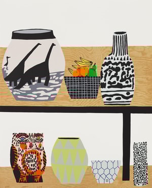 Jonas Wood - Shelf Still Life