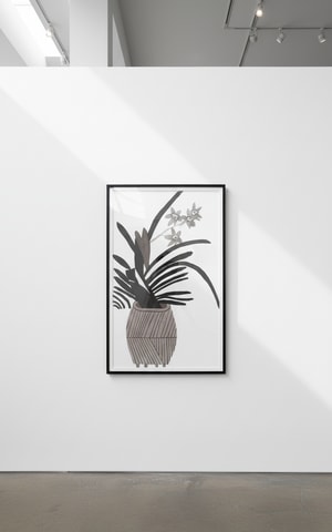 Jonas Wood - Striped Orchid