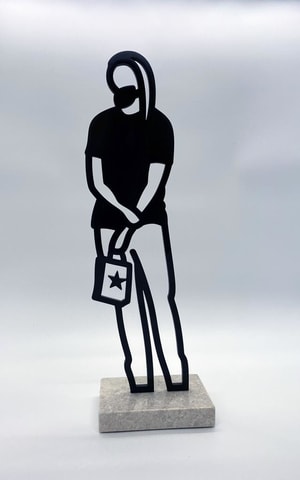 Julian Opie - Boston Statuettes: Long Hair