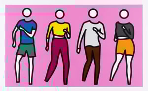 Julian Opie - Dance Synched 1