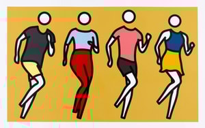 Julian Opie - Dance Synched 3