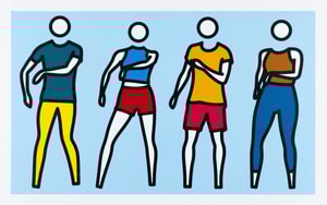 Julian Opie - Dance Synched 5