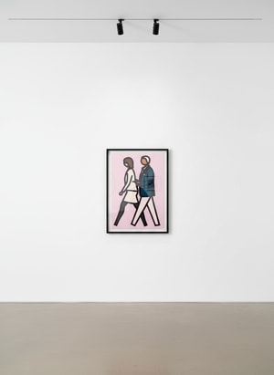 Julian Opie - New York Couple 7