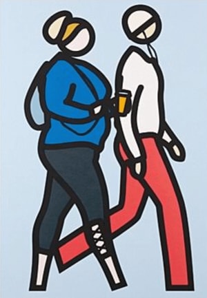 Julian Opie - New York Couple 8