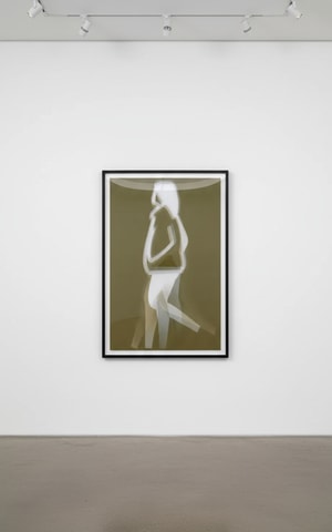 Julian Opie - Old Street Walkers: Fur Jacket