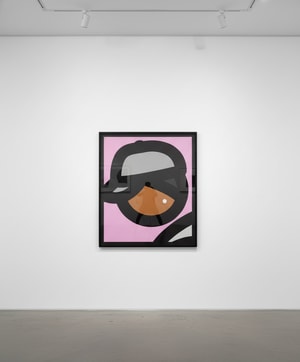 Julian Opie - Paper Head 3