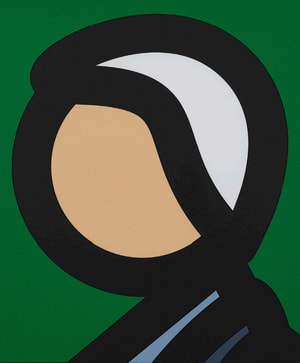 Julian Opie - Paper Head 8