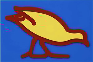 Julian Opie - Small Birds Swamp Hen