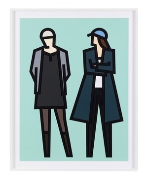 Julian Opie - Standing Couples 3