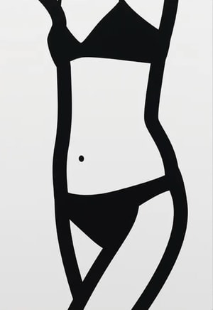 Julian Opie - Suzanne (front) 8