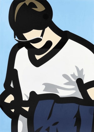Julian Opie - Tourist With Phone