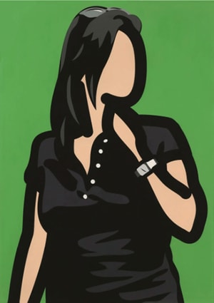 Julian Opie - Tourist With Watch
