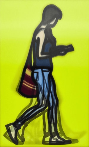 Julian Opie - Waitress , from Walking In London