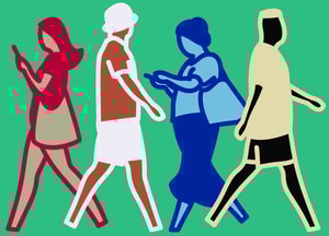 Julian Opie - Walking in Busan 1